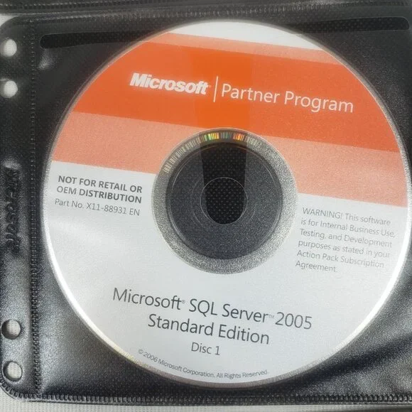 Microsoft Partner Program 6 Discs Microsoft Server 2005 Various Programs No Keys - Picture 5 of 8